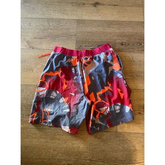 Nike Mens Noise Aqua Breaker Athletic Hybrid Swim Trunks w/ Lining Size Medium - Picture 2 of 3